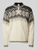 Dale of Norway Strickpullover mit Stehkragen Modell 'Vail' Offwhite