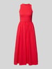 Tommy Jeans Midikleid aus reiner Baumwolle Rot