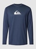 Quiksilver Longsleeve mit Label-Print Dunkelblau