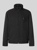 Emporio Armani Regular Fit Jacke mit Stehkragen Black