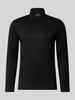 Emporio Armani Slim Fit Poloshirt aus Lyocell-Mix Black