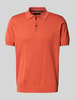 Christian Berg Men Poloshirt mit Label-Detail Kupfer