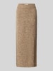 Christian Berg Woman Strickrock aus Wolle in Two-Tone-Machart Hazel