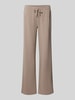 Juvia Flared Fit Sweatpants mit Tunnelzug Beige