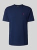 Polo Ralph Lauren T-shirt z wyhaftowanym logo Granatowy