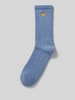 Carhartt Work In Progress Socken mit Label-Stitching Modell 'Chase' Blau