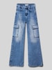 Blue Effect Loose fit jeans met cargozakken Blauw