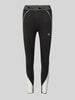 Puma Legging met elastische band met logo Metallic zwart