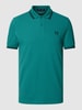 Fred Perry Poloshirt met geborduurd logo, model 'FRED' Groen
