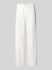 Brax Wide fit jeans met strikceintuur, model 'MORGAN' Offwhite