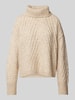 OPUS Strickpullover mit Rollkragen Modell 'Plinea' Beige