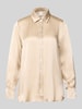 Marella Satinbluse mit Seiden-Anteil Modell 'ALFIO' Offwhite