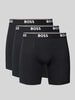 BOSS Boxershorts mit elastischem Logo-Bund im 3er-Pack Black