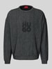 HUGO Sweatshirt mit Label-Print Modell 'Dinkam' Black