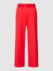 Cambio Regular fit stoffen broek met persplooien, model 'CAMERON UTILITY' Rood