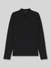 BOSS Green Regular fit poloshirt van puur katoen model 'Plisy' Zwart