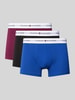 Tommy Hilfiger Trunks mit elastischem Logo-Bund im 3er-Pack Blau