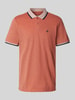 MCNEAL Poloshirt met labeldetail, model 'RUBY' Roestrood