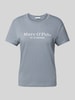 Marc O'Polo Comfort Fit T-Shirt aus reiner Baumwolle Rauchblau