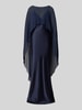 SWING Abendkleid mit Stola Dunkelblau