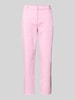 Marc Cain Feminine fit broek met verkorte pasvorm en steekzakken Felroze