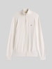 Tommy Hilfiger Regular Fit Strickjacke aus reiner Baumwolle Ecru