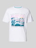 Jack & Jones T-Shirt mit Rundhalsausschnitt Modell 'COLTON' Weiss