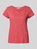 Tom Tailor Regular Fit T-Shirt aus reiner Baumwolle Pink