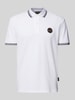 Napapijri Regular Fit Poloshirt mit Label-Badge Modell 'MACAS' Weiss