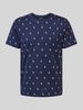 Polo Ralph Lauren Underwear T-shirt met geribde ronde hals Marineblauw