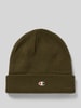 CHAMPION Beanie mit Label-Detail Khaki