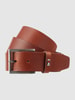 Tommy Hilfiger Leren riem Donkerbruin