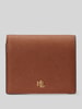 Lauren Ralph Lauren Portemonnee van echt rundleer Cognac