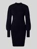 Only Comfort Fit Strickkleid aus Viskose-Mix Modell 'KATIA' Black