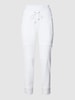 Raffaello Rossi Jogpants mit Reißverschlusstaschen Modell CANDY FUTURE Weiß
