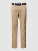 MCNEAL Spodnie materiałowe z wpuszczanymi kieszeniami w stylu francuskim Beżowy