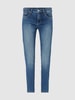 MAC Jeansy w dekatyzowanym stylu o kroju skinny fit model ‘DREAM SKINNY’ Niebieski