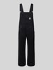 Carhartt Work In Progress Latzhose mit Brusttasche und Label-Patch Black
