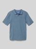 JACK & JONES Poloshirt mit V-Ausschnitt Modell 'KANE' Hellblau
