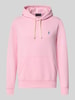 Polo Ralph Lauren bluza z kapturem o kroju regular fit z mieszanki bawełny Mocnoróżowy