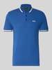 BOSS Green Regular Fit Poloshirt mit Label-Stitching Modell 'Paddy' Marine Melange
