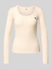 Guess Activewear Shirt met lange mouwen en ronde hals, model 'COLETTE' Ecru