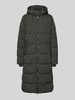 camel active Gewatteerde lange jas met steekzakken Groen