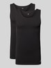 adidas Sportswear Tanktop met labelprint in een set van 2 stuks Zwart