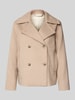 Selected Femme Regular Fit Jacke aus Woll-Mix Modell 'ALMA' Beige