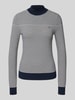 Tommy Hilfiger Regular Fit Pullover aus Baumwoll-Mix Marine
