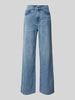 Only Wide Leg Jeans aus reiner Baumwolle mit Kontrastnähten Modell 'HOPE' Jeansblau Melange