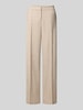 OPUS Stoffen broek met lengtenaden, model 'Maiga cozy' Beige