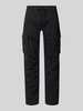 PME Legend Skinny Fit Cargohose mit Tunnelzug Modell 'Expedizor' Black