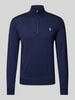 Polo Ralph Lauren Gebreide pullover met schipperskraag Marineblauw